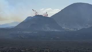 Strong Winds spread Fires around the Eruption site; Iceland Volcano, Afternoon July 18th, 2023