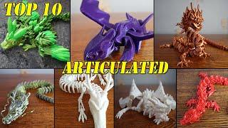 Top 10 Articulated 3D Printed Dragons - Print-in-Place 3D Prints