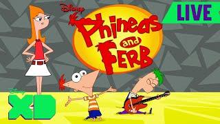  LIVE! Phineas and Ferb Season 1 Full Episodes! | @disneyxd