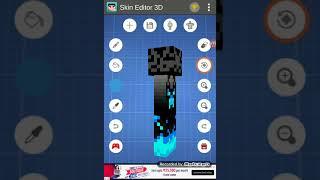 I made cool endermen skin  in skin editor 3d