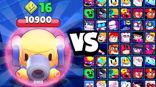 JESSIE TURRET vs ALL BRAWLERS! WHO WILL SURVIVE IN THE SMALL ARENA? | With SUPER, STAR, GADGET!
