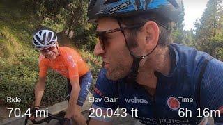 Chris Froome Says I'm Crazy! EVERESTING TRAINING RIDE IN BEVERLY HILLS. 20,000 FT/6000 M of Climbing