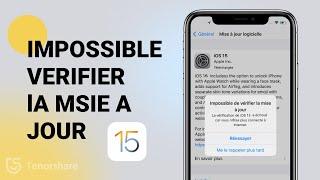 [ios 15 Solutions]Recherche de mise à jour impossible