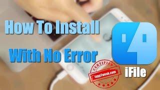 How To install iFile On iOS 9.3.3/9.2/9 With No Error