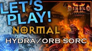 Let's Play Diablo 2 - Hydra/Frozen Orb Sorceress | Part Normal