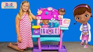 The Assistant Unboxes Doc McStuffins All in One Baby Nursery