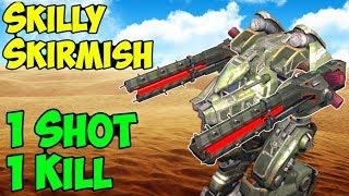 1 Shot 1 Kill - Funny Skill Skirmish War Robots Rogatka Gameplay - WR