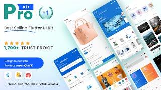 Prokit | Biggest Flutter UI Kit | Iqonic Design