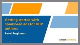 Getting started with sponsored ads for KDP authors