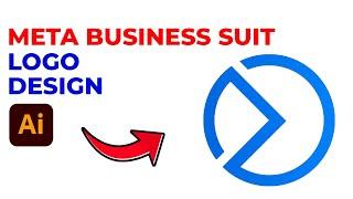 How To Create | Step By Step | Meta Business Suit Logo Design In | Adobe Illustrator |