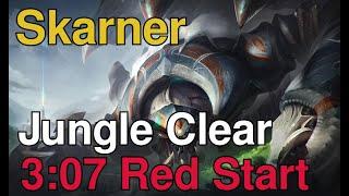 Skarner Rework Jungle Clear | 3:07 Full Clear Red Start