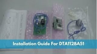 Installation guide and connection of DTA102A52 | Daikin Singapore