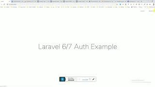 Laravel 7 Email Verification Example