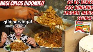 GA BERHENTI NAMBAH DI NASI OPLOS INDOMIE VIRAL PORSI JUMBO HARGA 7000 DI PURWOKERTO!!