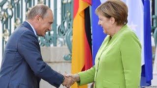 Путин и Меркель встретились в Берлине /  Новости