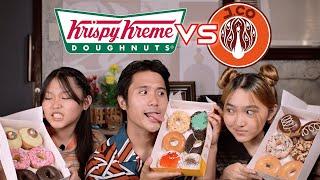 KRISPY KREME VS J.CO - BATTLE OF THE DONUTS!!! ALIN ANG MAS MASARAP???