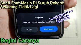 Cara Terbaru Ganti Font Tanpa Restart Hp