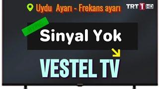 Vestel TV SİNYAL YOK %100 ÇÖZÜM - Vestel TV TRT 1 Frekans Ayarlama