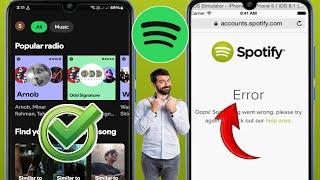 How To Fix Spotify Error Oops! Something Went Wrong (2024) | Spotify Error Problem