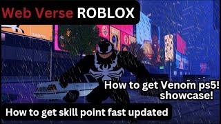 How to unlock venom ps5 on roblox (WEB VERSE UPDATE) #playstation