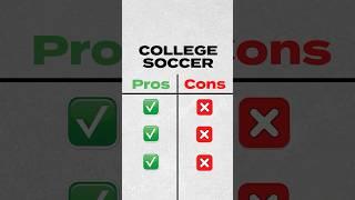 Part 1: The Pros of College Soccer...