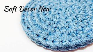 Super perfect crochet circle. Seamless tail connection) | Soft Decor New