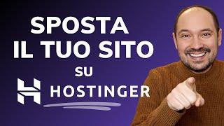 Trasferire sito WordPress su Hostinger  | Tutorial Completo | Procedura In 1 Click 🫵