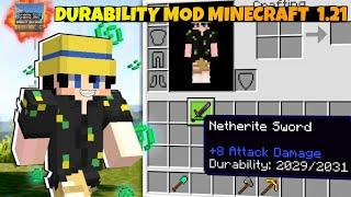 DURABILITY  MOD FOR  MINECRAFT  1.21  Durability Armor and Tools Viewer Texture Pack  | Minecraft