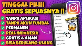 GRATIS SEPUASNYA !! Cara Menambah Followers Instagram Gratis Tanpa Akun Tumbal Permanen 2024