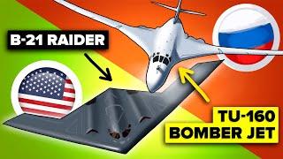 How Does Russia's New Stealth Bomber Stack Up Against the US Raider || Tu-160 vs B-21