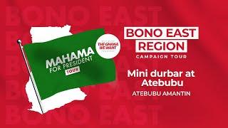 WATCH LIVE | ⁠⁠Mini durbar at Atebubu [Atebiubu Amantin] | #Mahama4change2024 Campaign | WoezorTV