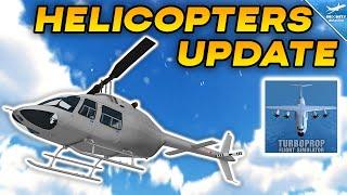 TFS HELICOPTERS - UPCOMING UPDATE | Turboprop FS Future Update Information | Possible Helicopters