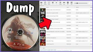 How to Dump a Physical PS3 Game Onto Your Computer, to use in RPCS3 Emulator (using Disc Dumper)