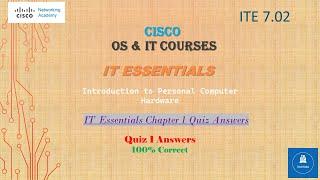 IT Essentials Chapter 1 Quiz Answers |CISCO IT Essentials quiz 1 answers 2021 | 100% Correct Answers