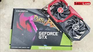 Colorful Battle AX GTX 1650 Super 4GB Base 1530Mhz；Boost 1785Mhz Tech Land