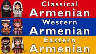 ARMENIAN LANGUAGES COMPARISON