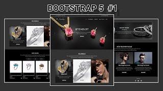 Responsive E-Commerce Shopping Website Using Bootstrap 5 | Bootstrap 5 Responsive Website Design