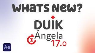 Everything new in Duik Angela | After Effects 2023