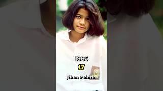 Jihan Fahira dulu dan sekarang #shorts #duludansekarang #artist #transformasi #ytshorts