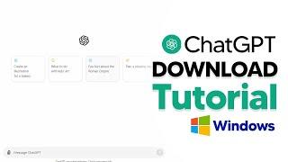 How To Install ChatGPT For  Windows For Free In 2 Minutes)