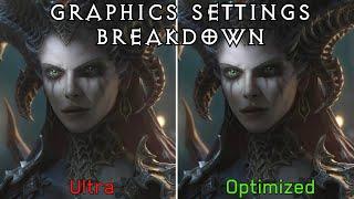 Diablo IV | Every Graphics Settings Tested / Optimization Guide | Best Settings | Stuttering Fix