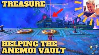 Immortals Fenyx Rising: Helping the Anemoi Vault + Hidden Treasure Chest (Valley of Eternal Spring)