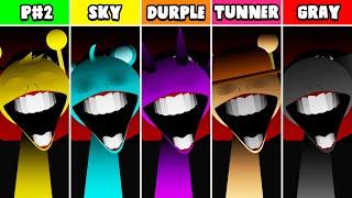 Incredibox Sprunki: Phase 2 But Everyone Is Sky VS But Everyone Is Durple VS Tunner VS Gray