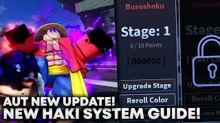 [AUT] NEW HAKI SYSTEM GUIDE!