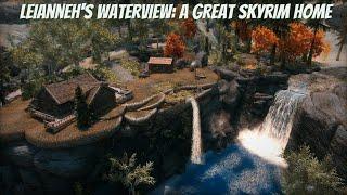 Tour of LeianneH's Waterview, A GREAT Skyrim Player Home for Xbox and PC