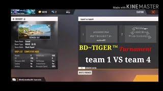 BD TIGERS Tournament//team 1vs4 // xadikul gamer // of Gaming with MonsterBD