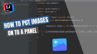 How to put an IMAGE on to a PANEL in Java