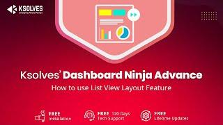 Dashboard Ninja Advance by Ksolves - Part 2: How to use List View Layouts Feature