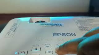 How To Adjust Brightness On Epson Projector (Epson EB-E01 projector)