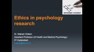 Ethics in psychology research